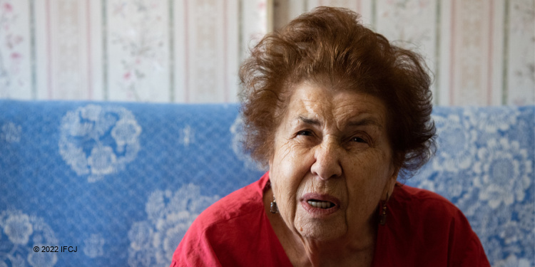 Svetlana, a Holocaust survivor living in the Holy Land