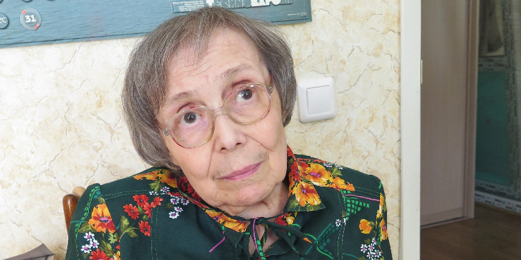 Svetlana, a Holocaust survivor with cerebral palsy, who has faced many challenges