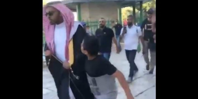 Saudi blogger on Temple Mount, July 2019