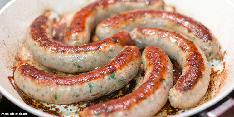 Plate of sausage