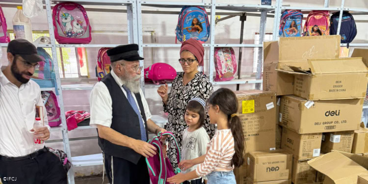 School supplies and bags for children.