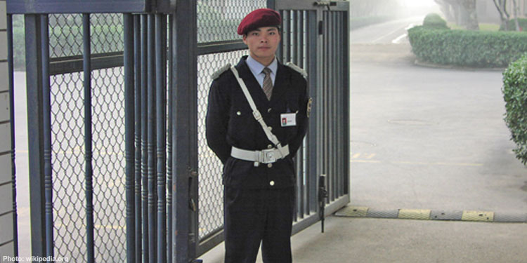 Image of security guard