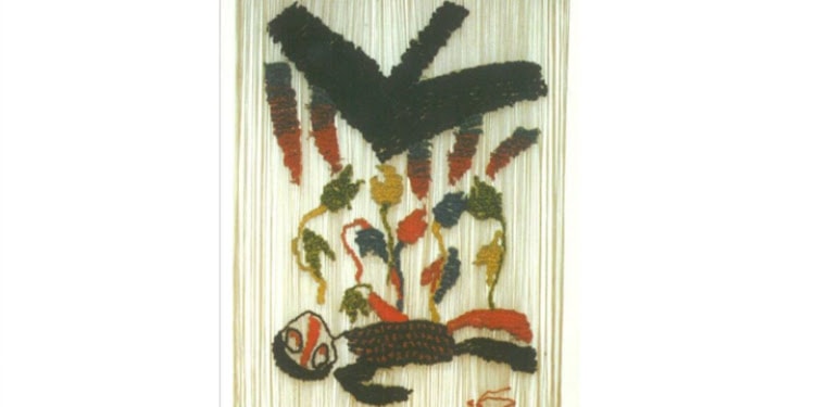 A tapestry from the Jewish Center.