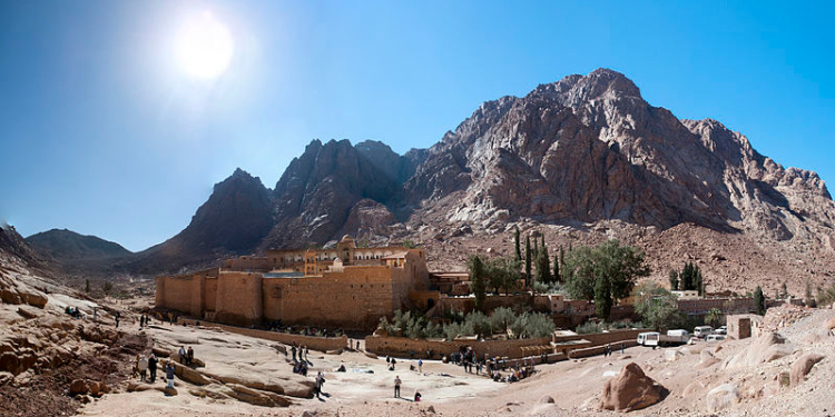 Willow Peak in Sinai, mountain believed to be biblical Mt. Horeb