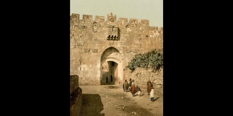 St. Stephen's Gate, Jerusalem, 1890-1900