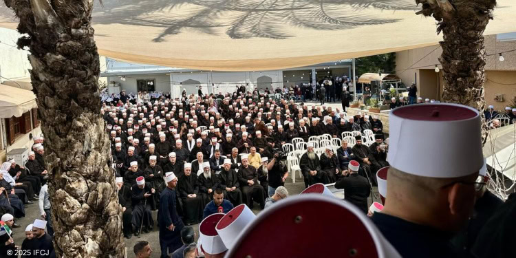 Syrian Druze clerics enter Israel, March 2025