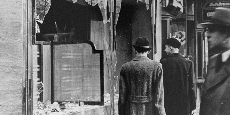The day after Kristallnacht