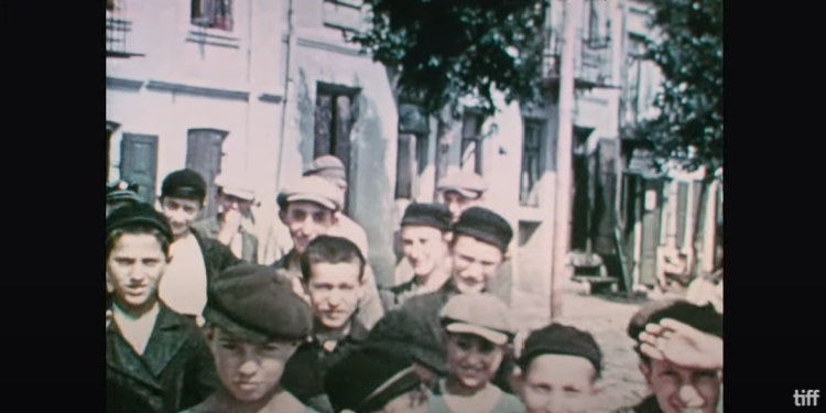 Footage from Nasielsk, Poland, before the Holocaust, from film,