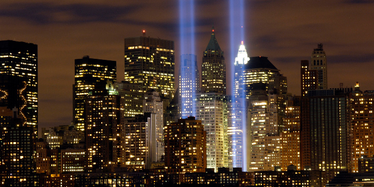 Tribute in Light for 9/11