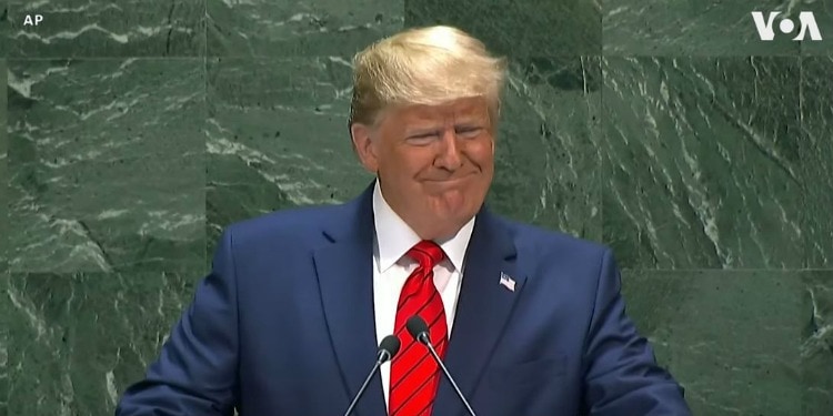 Trump at UN, September 24, 2019
