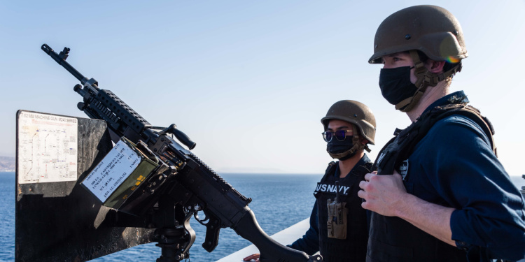 US Navy in Red Sea on Israeli exercise against Iran, November 2021