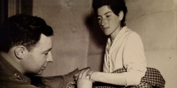 Dr. Aaron Cahan helps survivor of Volary Death March