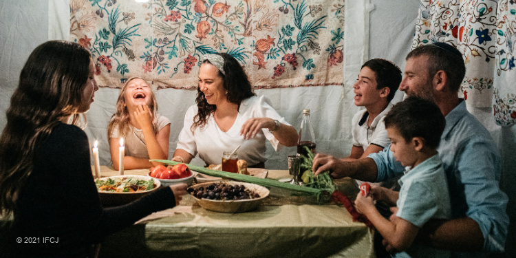 Eckstein family on Sukkot