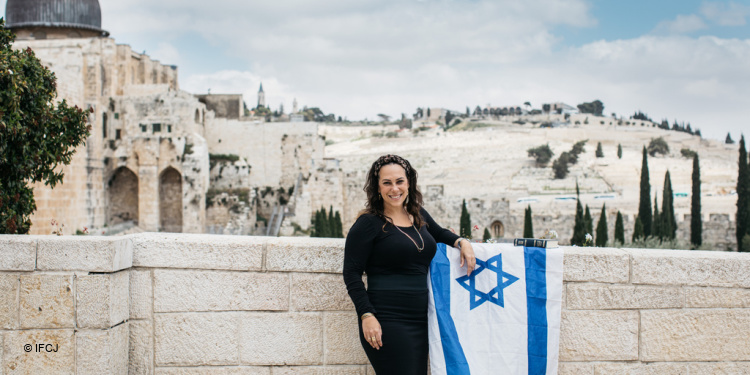 Yael Eckstein in Jerusalem, Israel