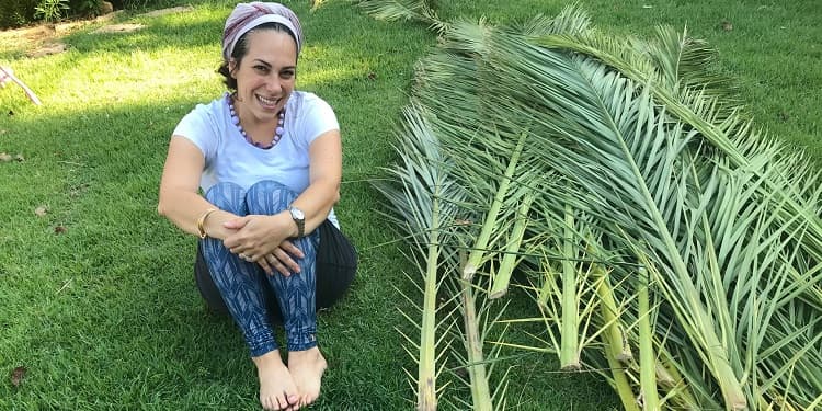 Yael prepares for Sukkot