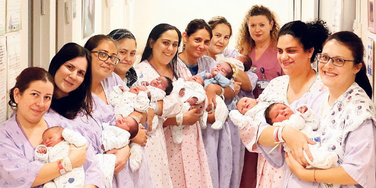 21 Ashkelon babies were safely delivered at Barzilai Hospital while rockets were raining down on Israel