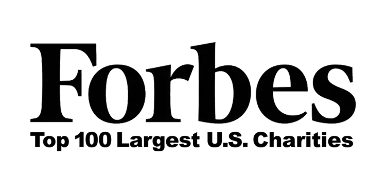 Forbes Top 100 Largest U.S. Charities Logo