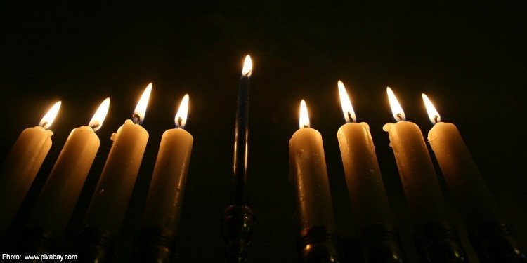 Hanukkah candles