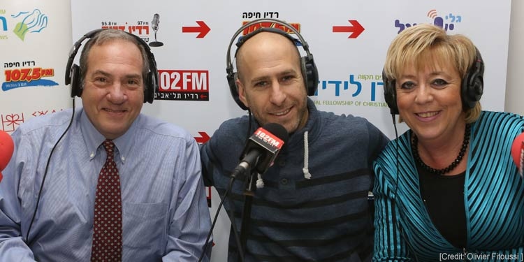 Rabbi Yechiel Eckstein, founder of Chistian Zionist organization IFCJ, on a radio show