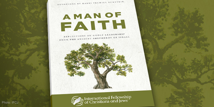 Cover of the book A Man of Faith by Rabbi Yechiel Eckstein