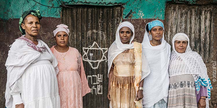 Jewish family from Ethiopia